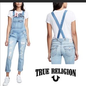True Religion Boyfriend Overall XL